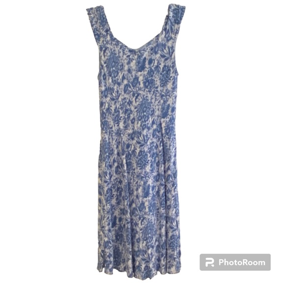 Anne Taylor Loft Sleeveless Floral Midi Dress, 6, Lined, Like New, Wrinkle free - Picture 5 of 11